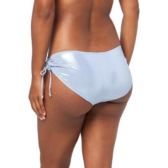 Norma Kamali Women's Medium Misty Blue Jason Bikini Bottom Beach Swimwear L15-32 - Picture 2 of 8